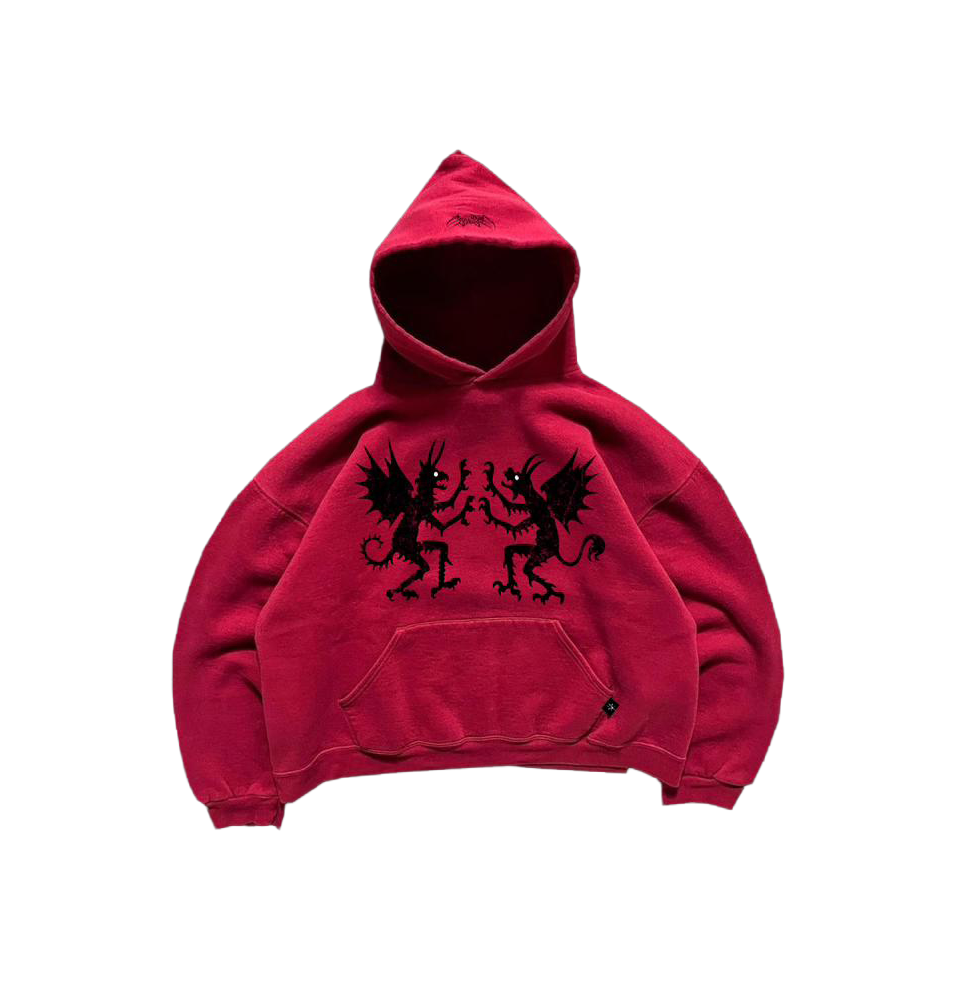 DEMON DANCE RED HOODIE